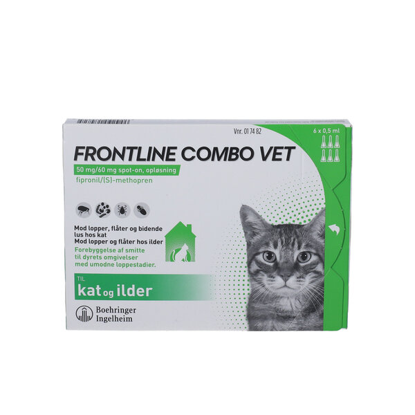 Frontline Combo Vet. (til kat) 6 stk