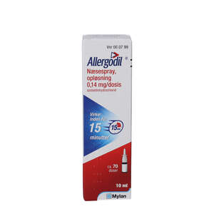 Allergodil næsespray 0,14 mg