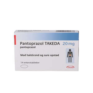 Pantoprazol "Takeda" 20 mg 14 stk