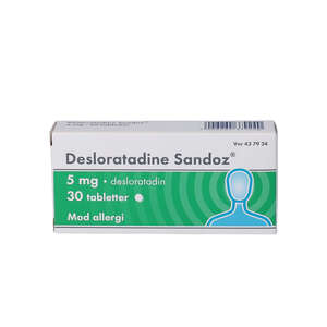 Desloratadine "Sandoz" 5 mg 30 stk